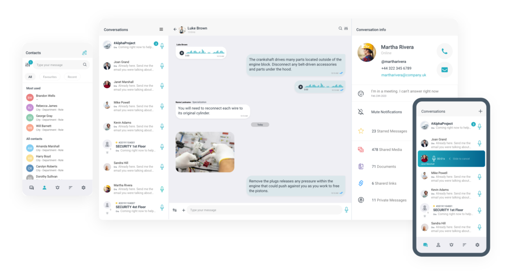 Messagenius Desktop and Mobile Secure Chat